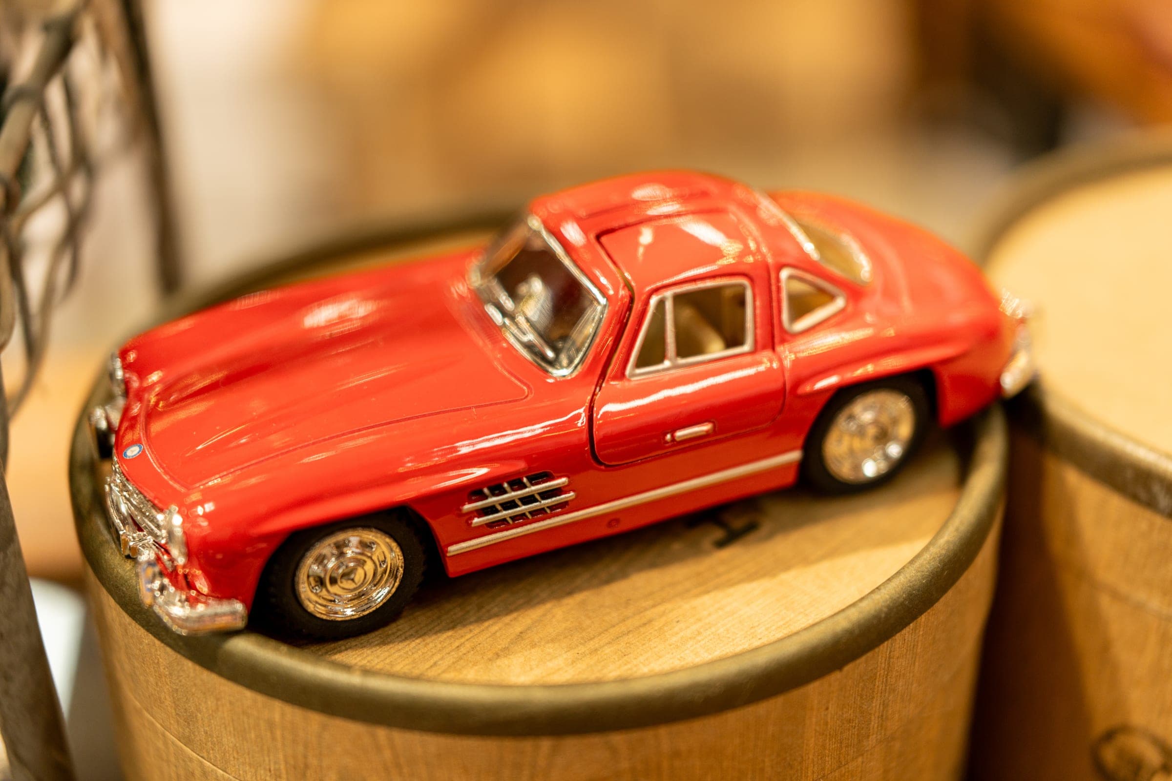 Red classic in miniature