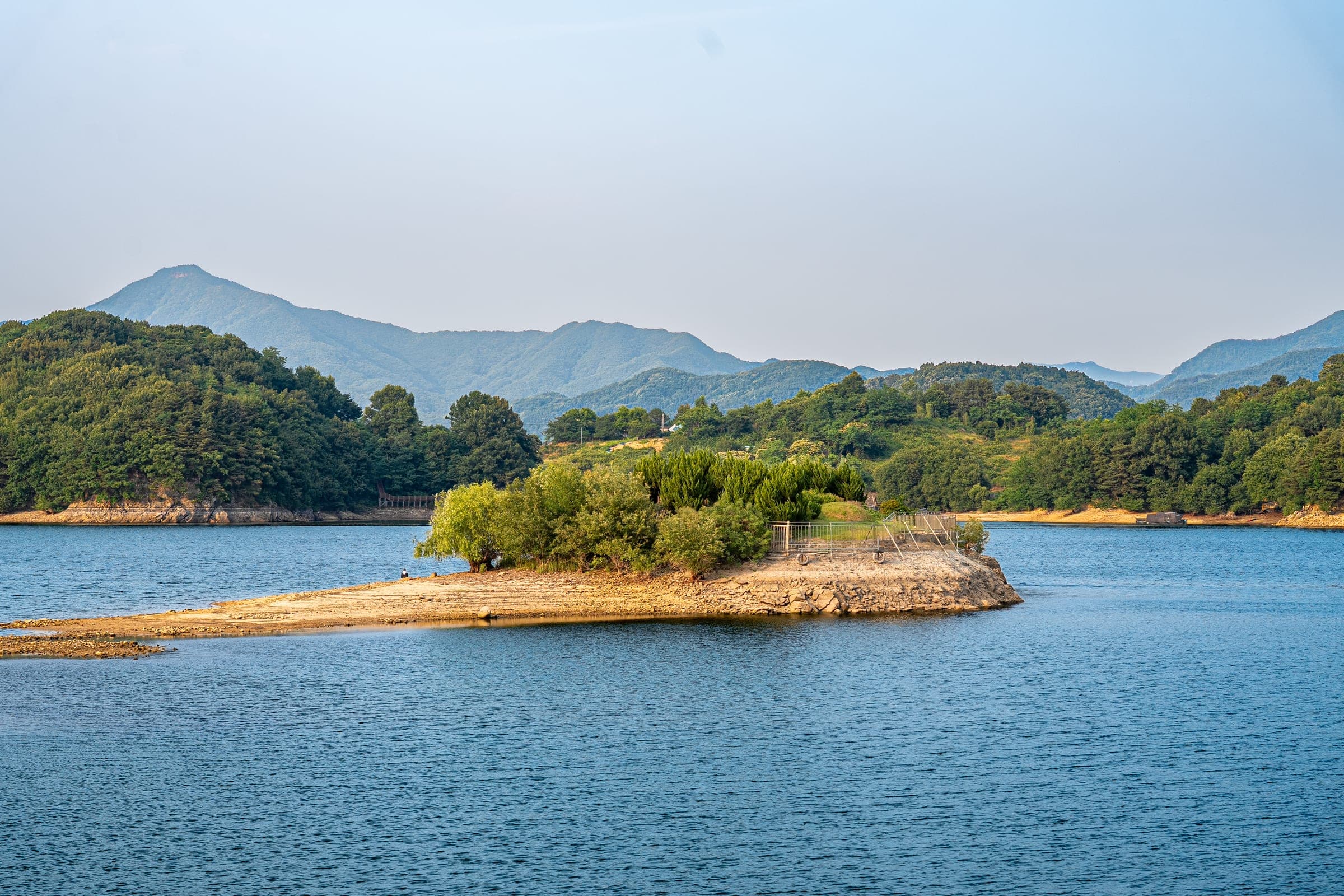 Island in the lake